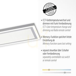 Plafond EDGING 14875-16 fehér 1xLED small 3