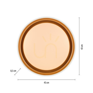 SATI Plafond 14368-60 sárgaréz 1xLED small 8