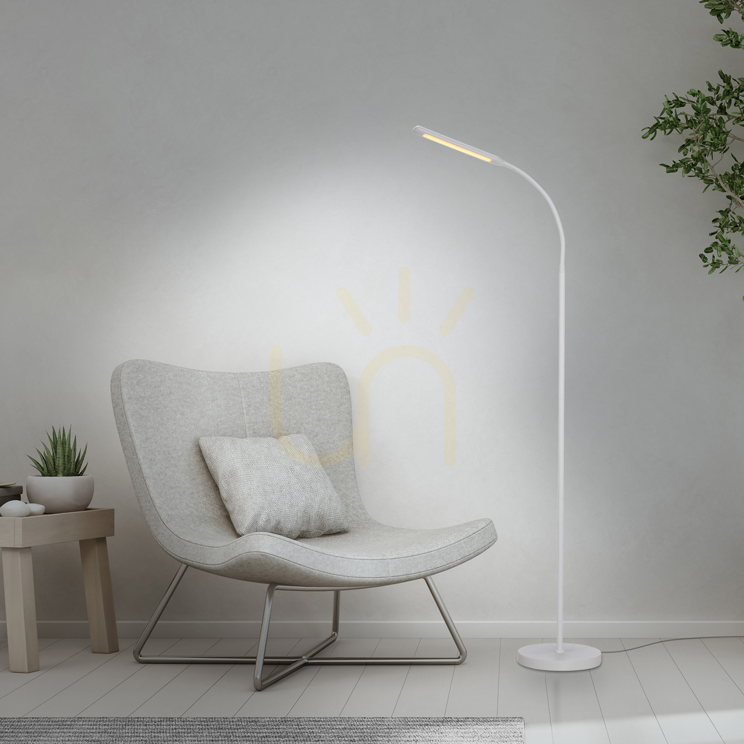 Előnézet ELLY állólámpa 11031-16 fehér 1xLED ELLY állólámpa 11031-16 fehér 1xLED