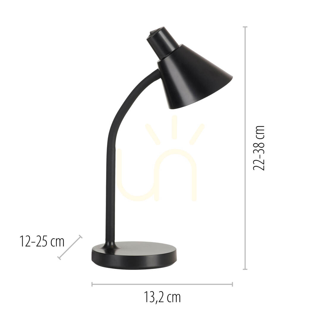Kijelző PIXIE asztali lámpa 11248-18 fekete 1xLED PIXIE asztali lámpa 11248-18 fekete 1xLED