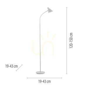 PIXIE állólámpa 11249-16 fehér 1xLED small 8