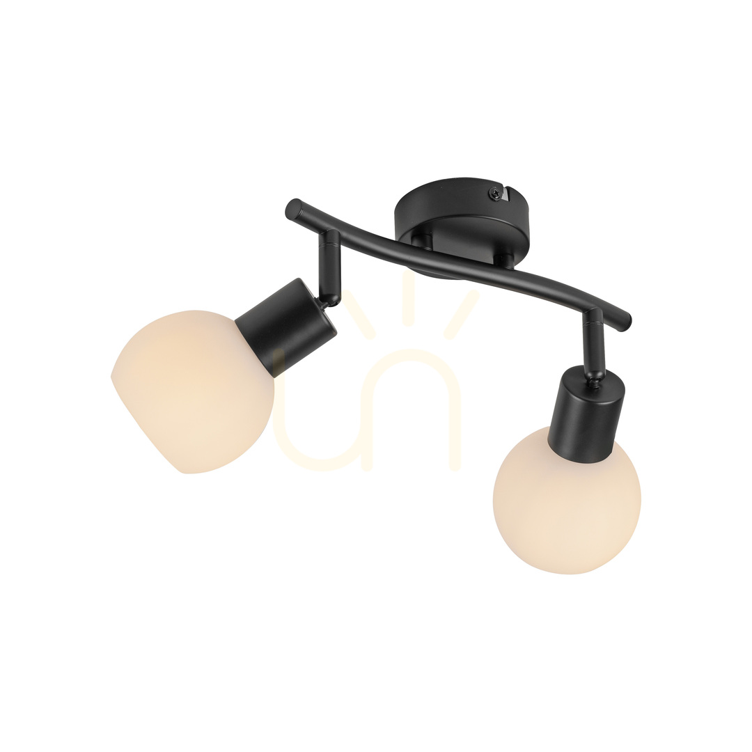 Előnézet Plafond LOKI 12151-18 Fekete 2xE14 Plafond LOKI 12151-18 Fekete 2xE14
