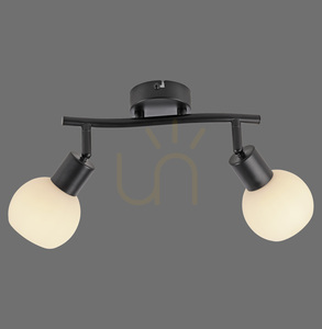 Plafond LOKI 12151-18 Fekete 2xE14 0 Plafond LOKI 12151-18 Fekete 2xE14 small 0