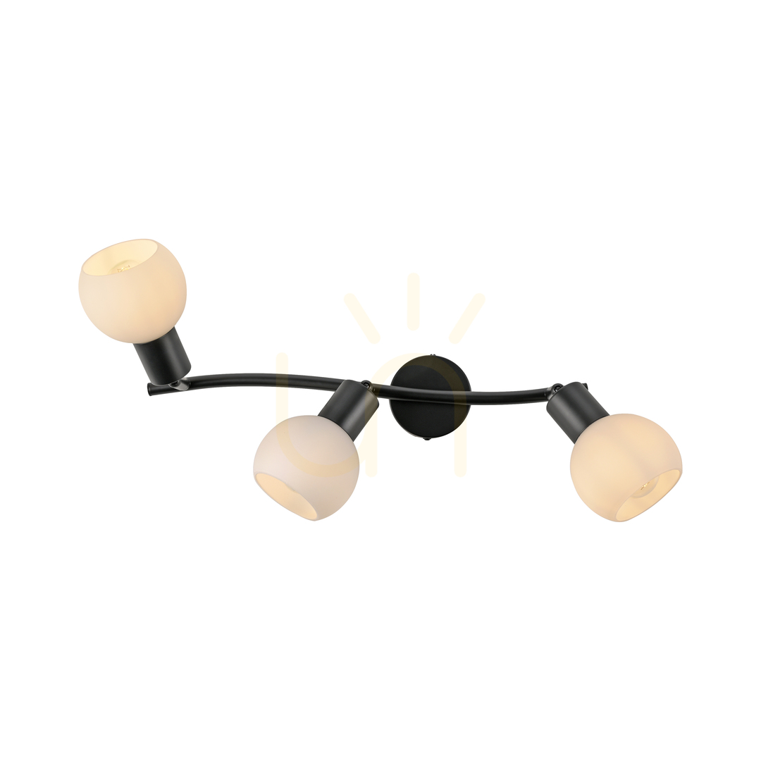 Jelölje be Plafond LOKI 12152-18 Fekete 3xE14 Plafond LOKI 12152-18 Fekete 3xE14