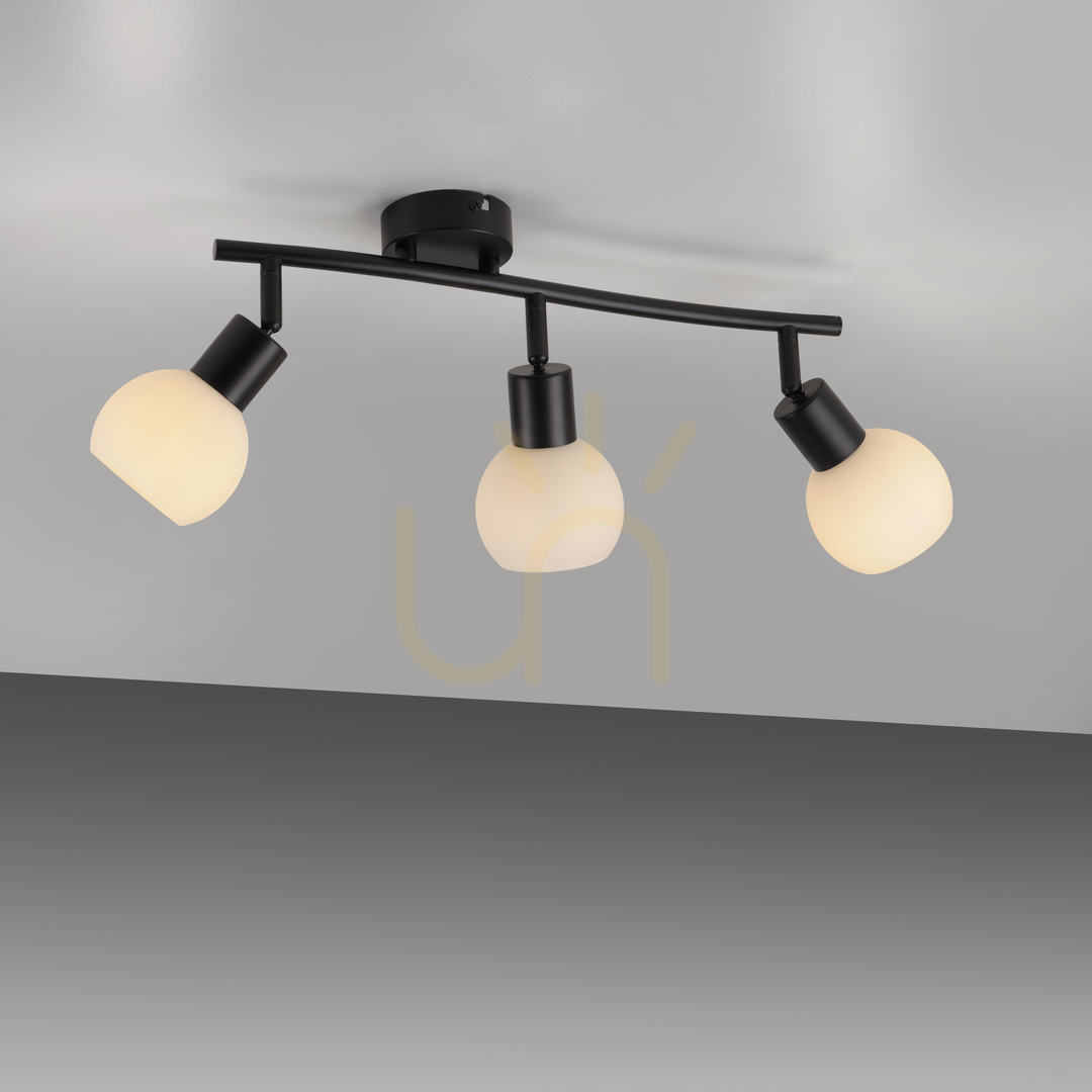 Jelölje be Plafond LOKI 12152-18 Fekete 3xE14 Plafond LOKI 12152-18 Fekete 3xE14
