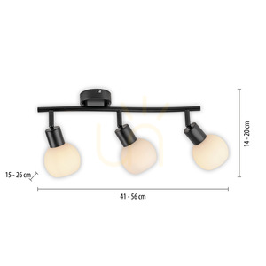 Plafond LOKI 12152-18 Fekete 3xE14 8 Plafond LOKI 12152-18 Fekete 3xE14 small 8