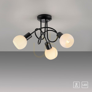 Plafond LOKI 12153-18 Fekete 3xE14 small 11