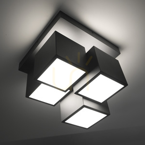 TETRIS mennyezeti lámpa 14114-18 fekete 4xLED small 5