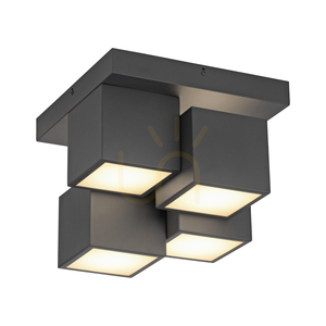 TETRIS mennyezeti lámpa 14114-18 fekete 4xLED small 7