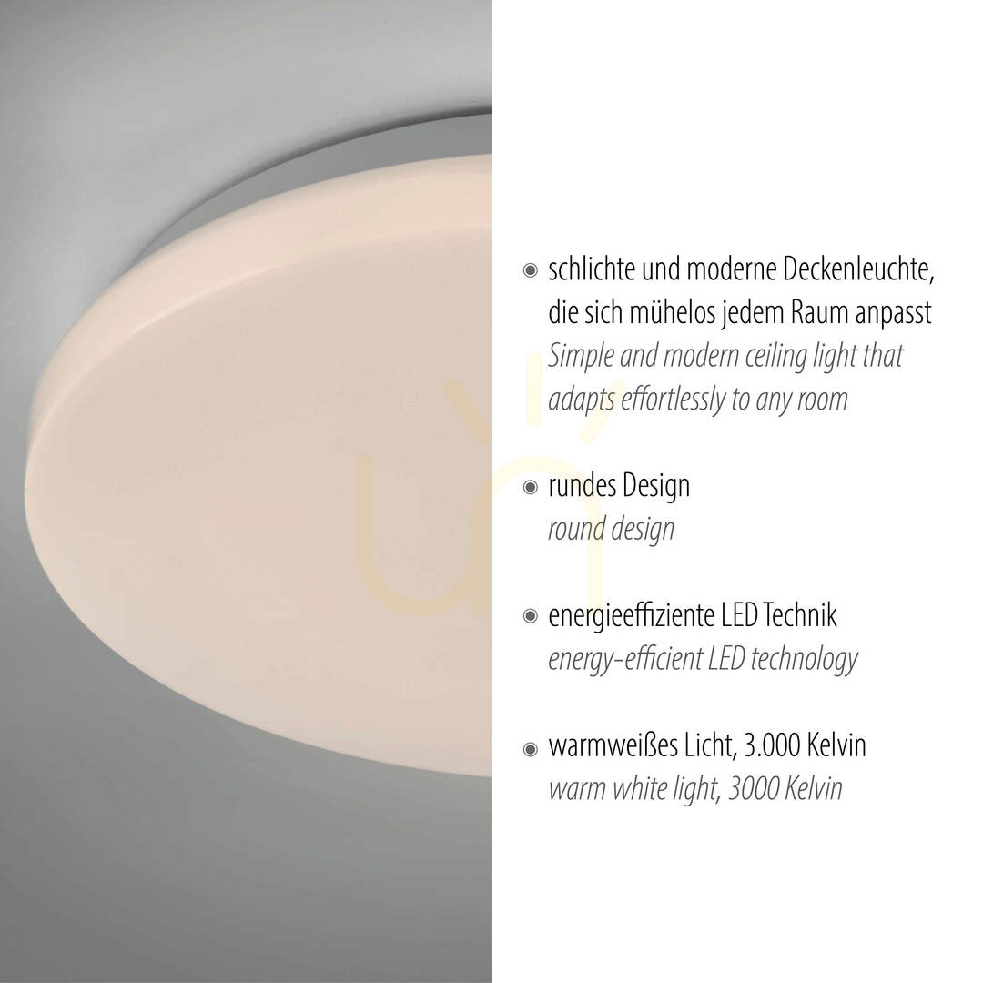 Kijelző Plafond URANUS 14165-16 fehér 1xLED Plafond URANUS 14165-16 fehér 1xLED