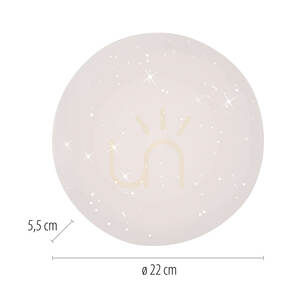 Plafond URANUS 14175-16 fehér 1xLED small 8