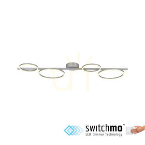 Plafond MINI RITUS 14211-21 ezüst 4xLED small 1