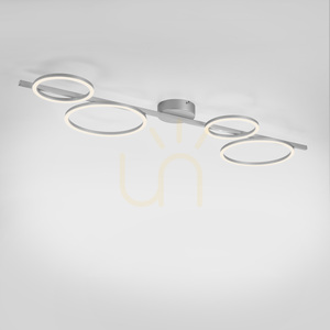 Plafond MINI RITUS 14211-21 ezüst 4xLED small 10