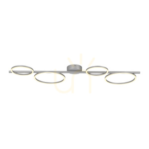 Plafond MINI RITUS 14211-21 ezüst 4xLED small 15