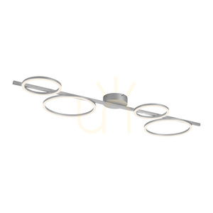 Plafond MINI RITUS 14211-21 ezüst 4xLED small 7