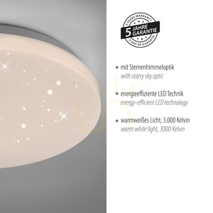 Zuma Line URANUS 14275-16VE fehér LED mennyezeti lámpa 12 W 26 cm small 4