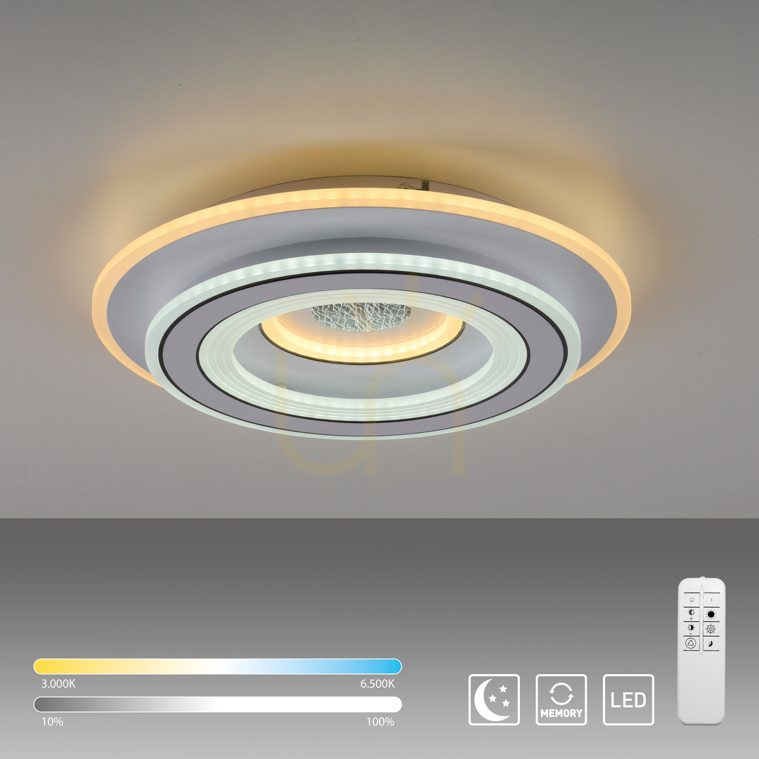 Előnézet Plafond TOLAGO 14282-16 fehér 2xLED Plafond TOLAGO 14282-16 fehér 2xLED