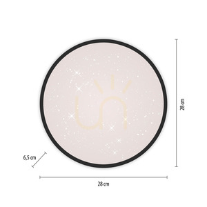 Plafond KYLE14293-18 fekete 1xLED 8 Plafond KYLE14293-18 fekete 1xLED small 8