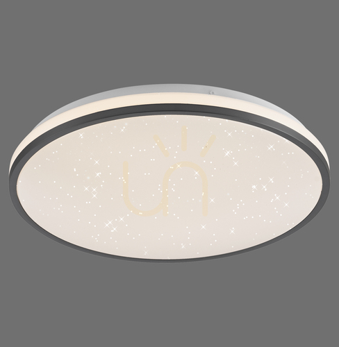 Jelölje be JUST LIGHT KYLE 14294-18 fekete LED mennyezeti lámpa Ø38 cm, Switchmo