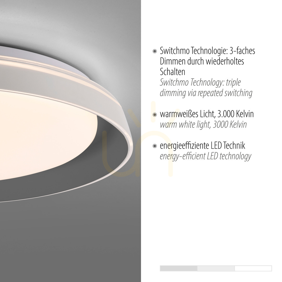 Kijelző SATI Plafond 14368-15 szürke 1xLED SATI Plafond 14368-15 szürke 1xLED