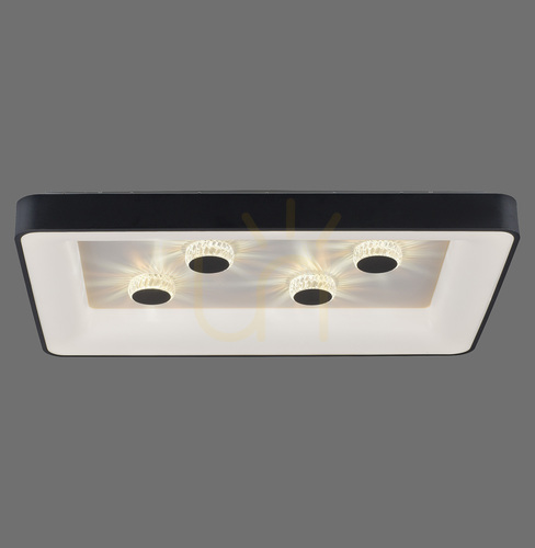 Jelölje be VERTIGO plafond 14385-18 Fekete 1xLED