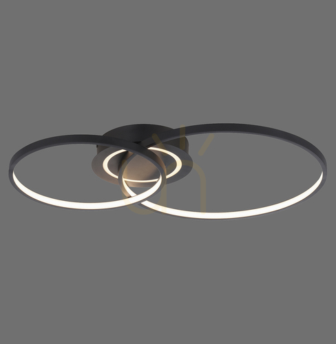Jelölje be ASMINA Plafond 14540-18 Fekete 3xLED