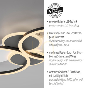 Plafond TROOPER 14552-16 fehér 4xLED 4 Plafond TROOPER 14552-16 fehér 4xLED small 4