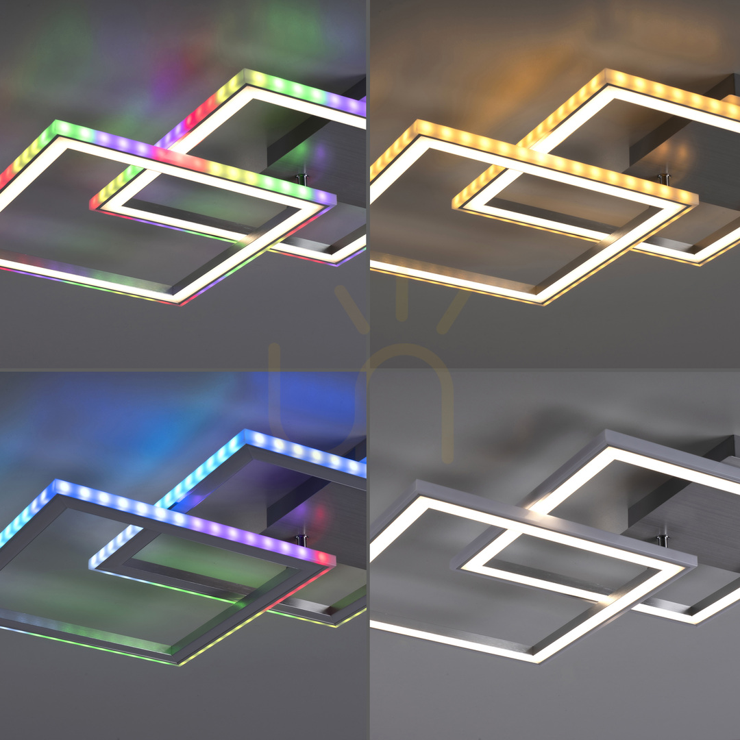 Kilátás Plafond FELIX60 14634-55 Ezüst 2xLED Plafond FELIX60 14634-55 Ezüst 2xLED