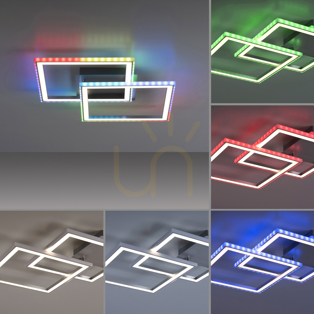 Előadás Plafond FELIX60 14634-55 Ezüst 2xLED Plafond FELIX60 14634-55 Ezüst 2xLED