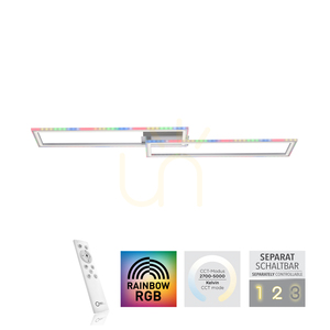 Plafond FELIX60 14635-55 Ezüst 2xLED 1 Plafond FELIX60 14635-55 Ezüst 2xLED small 1