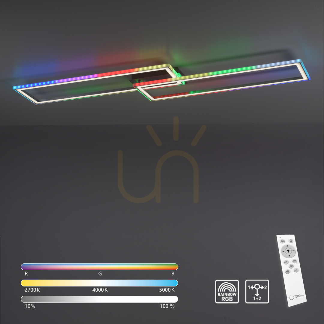 Előnézet Plafond FELIX60 14635-55 Ezüst 2xLED Plafond FELIX60 14635-55 Ezüst 2xLED