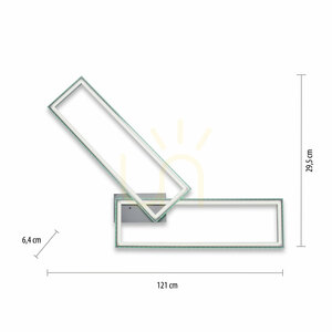 Plafond FELIX60 14635-55 Ezüst 2xLED 7 Plafond FELIX60 14635-55 Ezüst 2xLED small 7