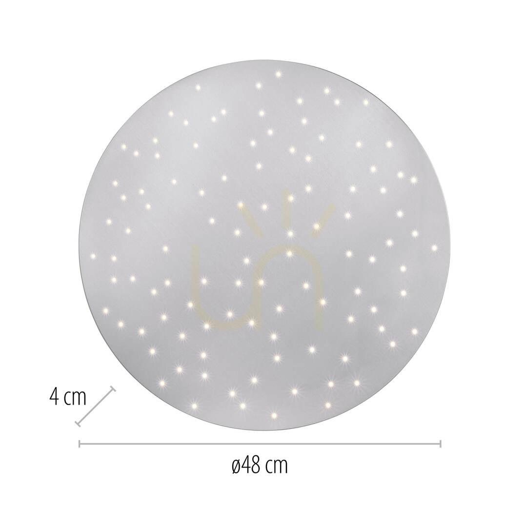 Előnézet SPARKLE Plafond 14673-55 Ezüst 1xLED SPARKLE Plafond 14673-55 Ezüst 1xLED