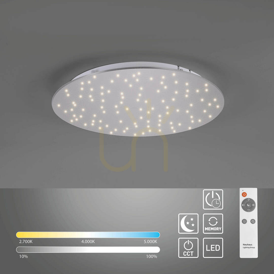 Előadás SPARKLE Plafond 14673-55 Ezüst 1xLED SPARKLE Plafond 14673-55 Ezüst 1xLED