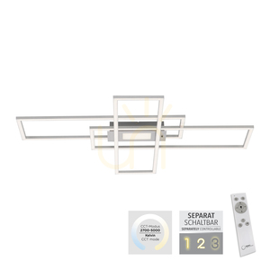 ASMIN Plafond 14693-55 ezüst 1xLED small 1