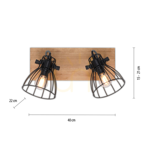 TARO Plafond 15118-18 fekete 2xE14 7 TARO Plafond 15118-18 fekete 2xE14 small 7