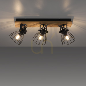 TARO Plafond 15119-18 Fekete 3xE14 small 4