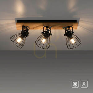 TARO Plafond 15119-18 Fekete 3xE14 small 9