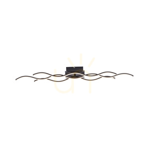 WAVE Plafond 15166-18 fekete 1xLED small 1