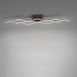 WAVE Plafond 15166-18 fekete 1xLED small 5