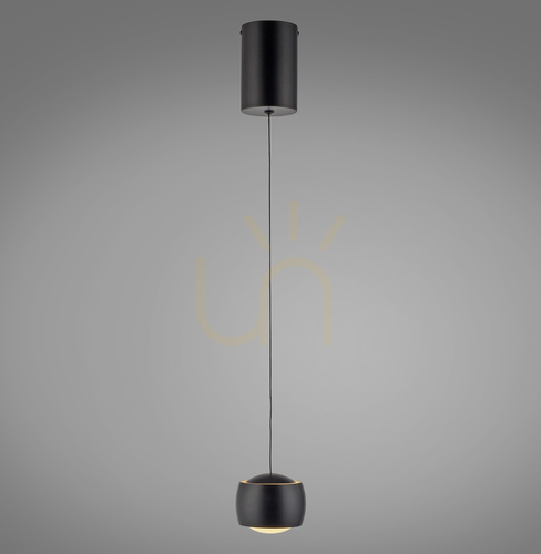 Jelölje be Zuma Line BALLINI 15260-18 fekete LED függőlámpa 7 W