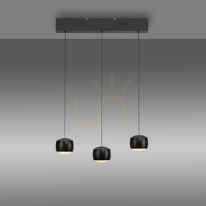 BALLINI függőlámpa 15261-18 Fekete 3xLED 5 BALLINI függőlámpa 15261-18 Fekete 3xLED small 5