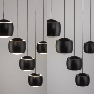 BALLINI függőlámpa 15262-18 fekete 5xLED small 12