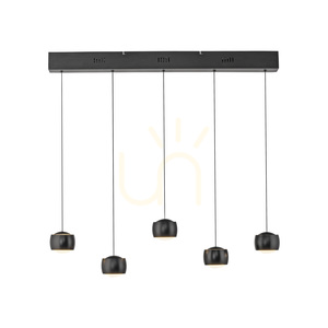 BALLINI függőlámpa 15262-18 fekete 5xLED small 13