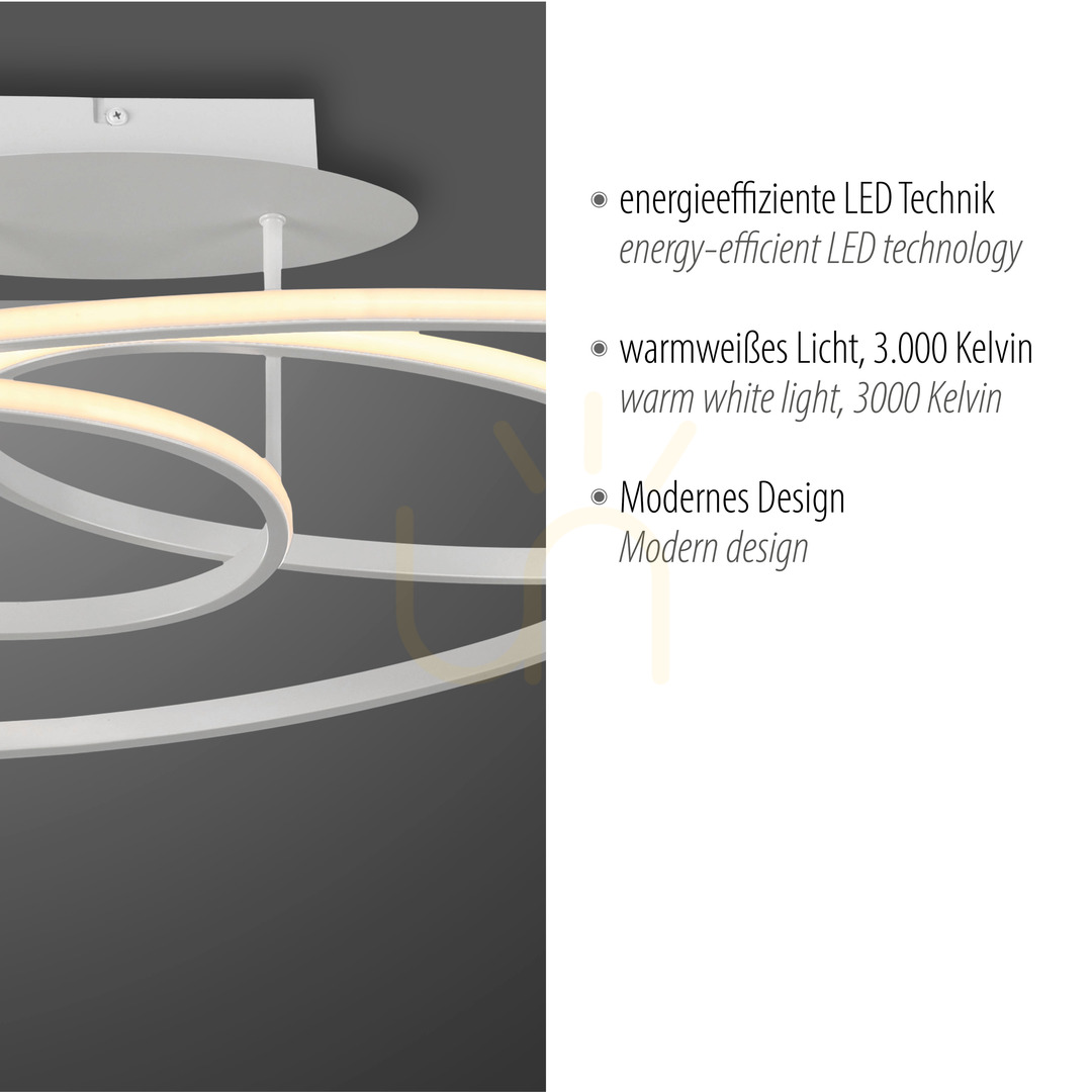 Kijelző LUMACA Plafond 15321-16 fehér 1xLED LUMACA Plafond 15321-16 fehér 1xLED