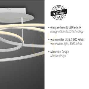 LUMACA Plafond 15321-16 fehér 1xLED 4 LUMACA Plafond 15321-16 fehér 1xLED small 4