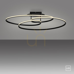 LUMACA Plafond 15321-18 Fekete 1xLED small 12