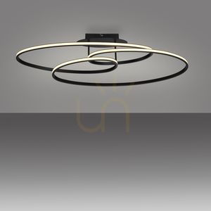 LUMACA Plafond 15321-18 Fekete 1xLED small 5