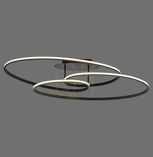 Jelölje be LUMACA Plafond 15321-18 Fekete 1xLED