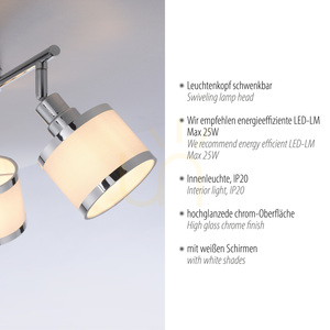 ACCOR Plafond 15373-17 króm 3xE14 3 ACCOR Plafond 15373-17 króm 3xE14 small 3